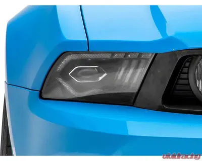 Raxiom Clear Lens Black Housing LED Project Headlights Ford Mustang w/ Factory Halogen Headlights 2010-2012 - 422461