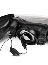 Raxiom Axial Series Clear Lens Black Housing Headlights w/ LED Bar Ford Mustang 1999-2004                                     - 422712 - Image 3