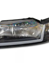 Raxiom Axial Series Clear Lens Black Housing Headlights w/ Sequential LED Bar Ford Mustang 1999-2004                                     - 422713 - Image 2
