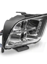 Raxiom Clear Lens Chrome Housing LED Halo Projector Headlights Ford Mustang 2005-2009                                     - 49006 - Image 4