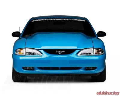 Raxiom Axial Series Clear Lens Chrome Housing Cobra Style Headlights Ford Mustang 1994-1998 - 49049