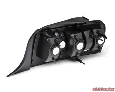 Raxiom Red/Clear Lens Chrome Housing Cayote Tail Lights Ford Mustang 2005-2009 - 49123