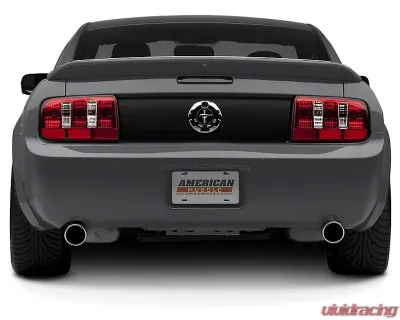 Raxiom Red/Clear Lens Chrome Housing Cayote Tail Lights Ford Mustang 2005-2009 - 49123