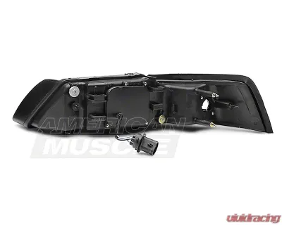 Raxiom Axial Series Smoked Lens Black Housing Projector Headlights Ford Mustang 1999-2004 - 49126