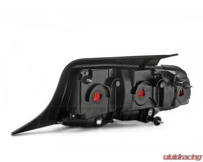 Raxiom Axial Series Smoked Lens Black Housing Aero Tail Lights Ford Mustang 2010-2012 - 49145