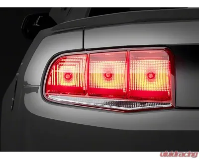 Raxiom Axial Series Smoked Lens Black Housing Aero Tail Lights Ford Mustang 2010-2012 - 49145