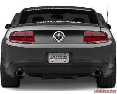 Raxiom Axial Series Smoked Lens Black Housing Aero Tail Lights Ford Mustang 2010-2012 - 49145
