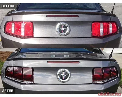 Raxiom Axial Series Smoked Lens Black Housing Aero Tail Lights Ford Mustang 2010-2012 - 49145