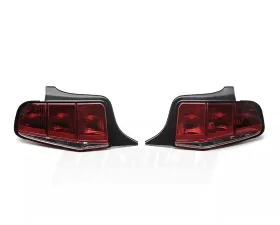 Raxiom Axial Series Smoked Lens Black Housing Aero Tail Lights Ford Mustang 2010-2012