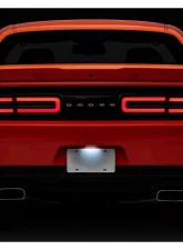 Raxiom Axial Series LED License Plate Lamps Dodge Charger | Challenger 2015-2023                                     - CH3214 - Image 7