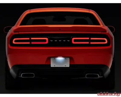 Raxiom Axial Series LED License Plate Lamps Dodge Charger | Challenger 2015-2023 - CH3214