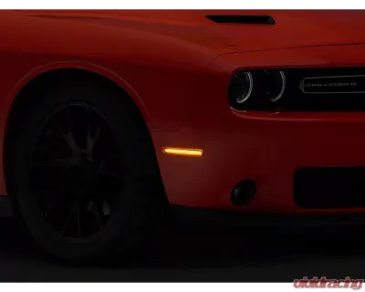 Raxiom Axial Series Clear Lens LED Side Marker Lights Dodge Challenger 2015-2023 - CH3215