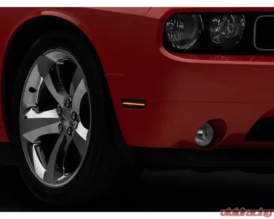 Raxiom Axial Series Smoked Lens LED Side Marker Lights Dodge Challenger 2008-2014 - CH3218