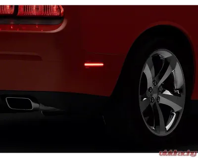 Raxiom Axial Series Smoked Lens LED Rear Side Marker Lights Dodge Charger | Challenger 2008-2023 - CH7123
