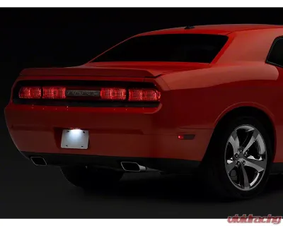 Raxiom Axial Series LED License Plate Lamp Dodge Challenger 2008-2014 - CH7126