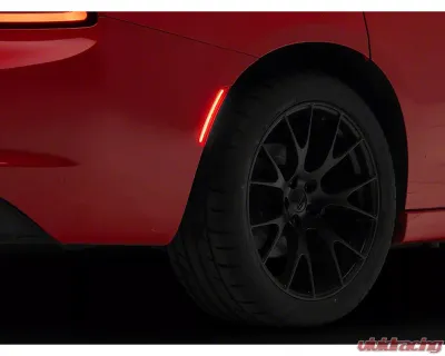 Raxiom Axial Series Red Lens LED Rear Marker Lights Dodge Charger 2015-2023 - CR17172