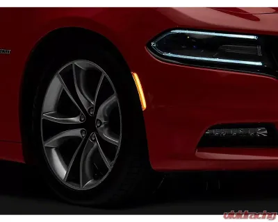 Raxiom Axial Series Clear Lens LED Side Marker Lights Dodge Charger 2015-2023 - CR5948
