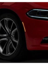 Raxiom Axial Series Smoked Lens Front & Rear LED Side Marker Lights Dodge Charger 2015-2023                                     - CR5949 - Image 4