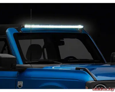 Raxiom Axial Series 40" 200w White/Amber Combo LED Light Bar w/ Windshield Mounting Brackets Ford Bronco 2021-2023 - FB13197