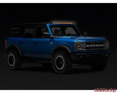 Raxiom Axial Series 40" 200w White/Amber Combo LED Light Bar w/ Windshield Mounting Brackets Ford Bronco 2021-2023 - FB13197