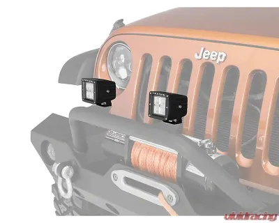 Raxiom Universal 3" Square Flood Beam 4-LED Off Road Light - J106731