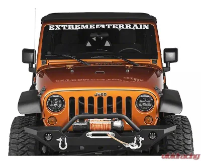 Raxiom 3" Square LED Lights Windshield Mounted Light Brackets Jeep Wrangler JK 2007-2018 - J106735