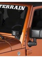 Raxiom Pair Windshield Mounted Light Brackets Jeep Wrangler JK 2007-2018                                     - J106736 - Image 5
