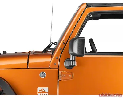 Raxiom Pair Windshield Mounted Light Brackets Jeep Wrangler JK 2007-2018 - J106736