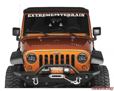 Raxiom Pair Windshield Mounted Light Brackets Jeep Wrangler JK 2007-2018 - J106736