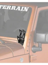 Raxiom Windshield Mounted Dual Light Brackets Jeep Wrangler JK 2007-2018                                     - J106739 - Image 4