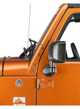 Raxiom Windshield Mounted Dual Light Brackets Jeep Wrangler JK 2007-2018                                     - J106739 - Image 7