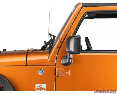 Raxiom Windshield Mounted Dual Light Brackets Jeep Wrangler JK 2007-2018 - J106739
