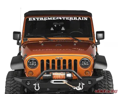 Raxiom Windshield Mounted Dual Light Brackets Jeep Wrangler JK 2007-2018 - J106739