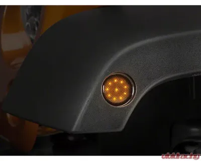 Raxiom Dark Smoked Lens LED Side Marker Lights Jeep Wrangler JK 2007-2018 - J106752