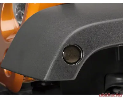 Raxiom Dark Smoked Lens LED Side Marker Lights Jeep Wrangler JK 2007-2018 - J106752