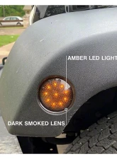 Raxiom Dark Smoked Lens LED Side Marker Lights Jeep Wrangler JK 2007-2018                                     - J106752 - Image 7