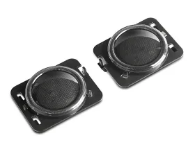 Raxiom Dark Smoked Lens LED Side Marker Lights Jeep Wrangler JK 2007-2018