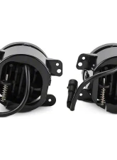Raxiom Axial Series Clear Lens Black Die-cast Aluminum Housings LED Fog Lights Jeep Wrangler JK 2007-2018                                     - J108041 - Image 3