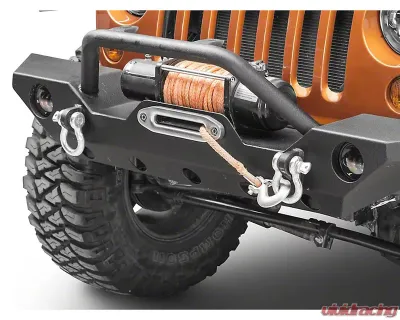 Raxiom Axial Series Clear Lens Black Die-cast Aluminum Housings LED Fog Lights Jeep Wrangler JK 2007-2018 - J108041