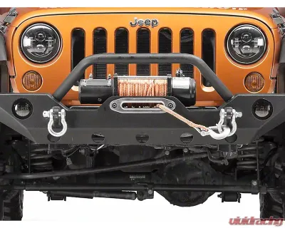 Raxiom Axial Series Clear Lens Black Die-cast Aluminum Housings LED Fog Lights Jeep Wrangler JK 2007-2018 - J108041