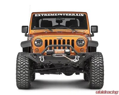 Raxiom Axial Series Clear Lens Black Die-cast Aluminum Housings LED Fog Lights Jeep Wrangler JK 2007-2018 - J108041