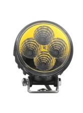 Raxiom Axial Series Universal 3" 4-LED Yellow Beam Round Light Flood Beam                                     - J109482 - Image 2