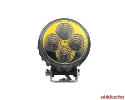 Raxiom Axial Series Universal 3" 4-LED Yellow Beam Round Light Flood Beam - J109482