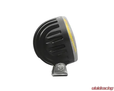 Raxiom Axial Series Universal 3" 4-LED Yellow Beam Round Light Flood Beam - J109482