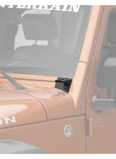 Raxiom Axial Series Windshield Pillar Mounted Light Brackets Jeep Wrangler JK 2007-2018                                     - J109492 - Image 3
