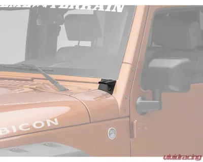 Raxiom Axial Series Windshield Pillar Mounted Light Brackets Jeep Wrangler JK 2007-2018 - J109492