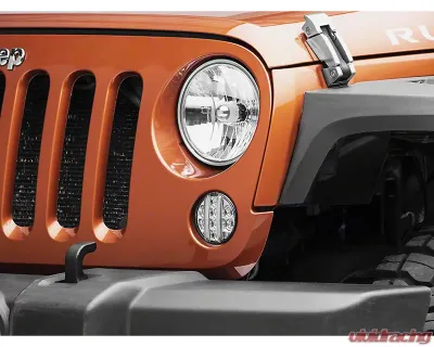 Raxiom Axial Series Clear Lens LED Front Turn Signals Jeep Wrangler JK 2007-2018 - J119944