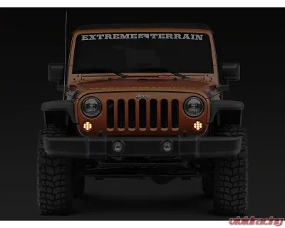 Raxiom Axial Series Clear Lens LED Front Turn Signals Jeep Wrangler JK 2007-2018 - J119944