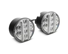 Raxiom Axial Series Clear Lens LED Front Turn Signals Jeep Wrangler JK 2007-2018