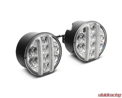 Raxiom Axial Series Clear Lens LED Front Turn Signals Jeep Wrangler JK 2007-2018 - J119944